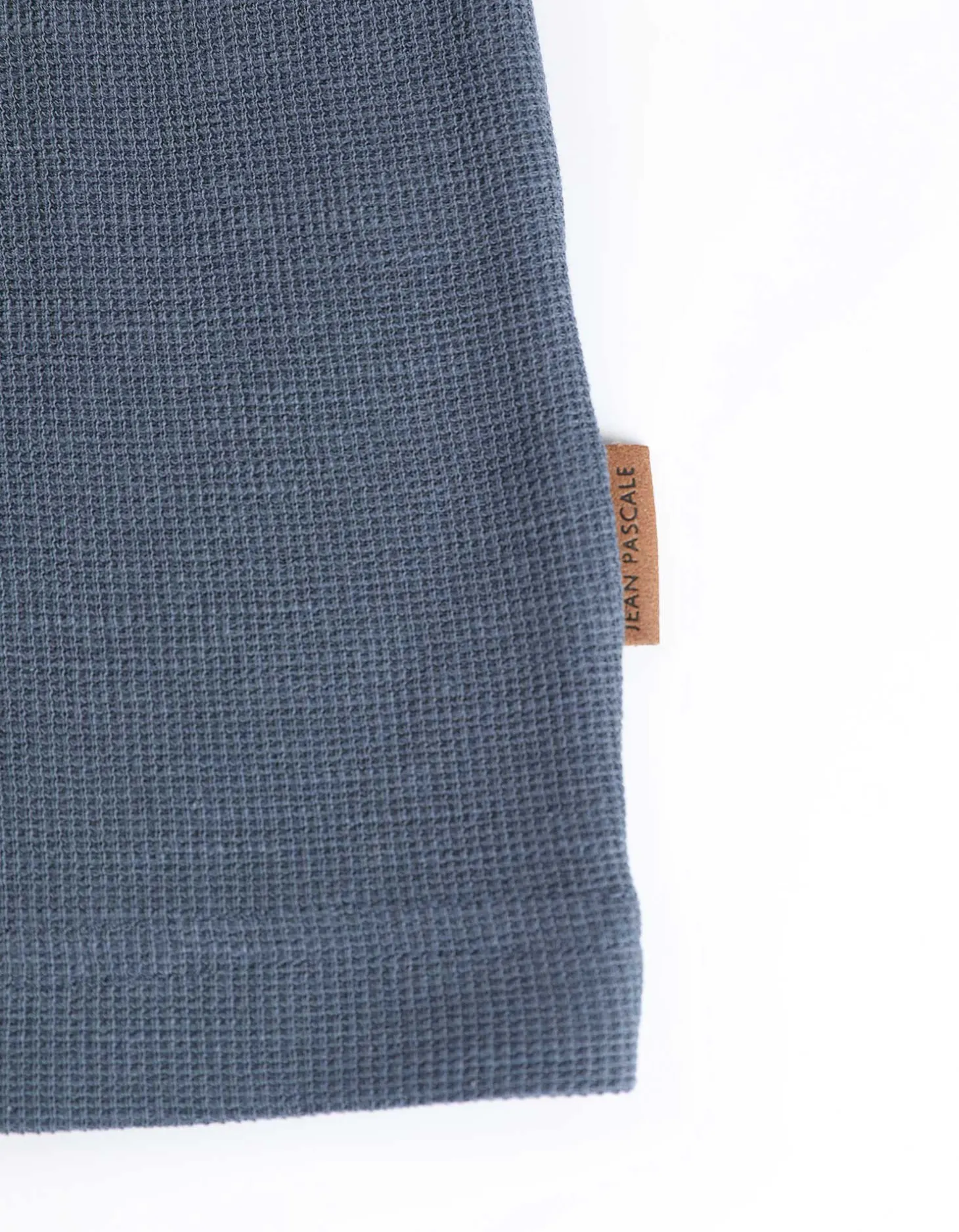 T-shirt - Knoopsluiting - donkerblauw