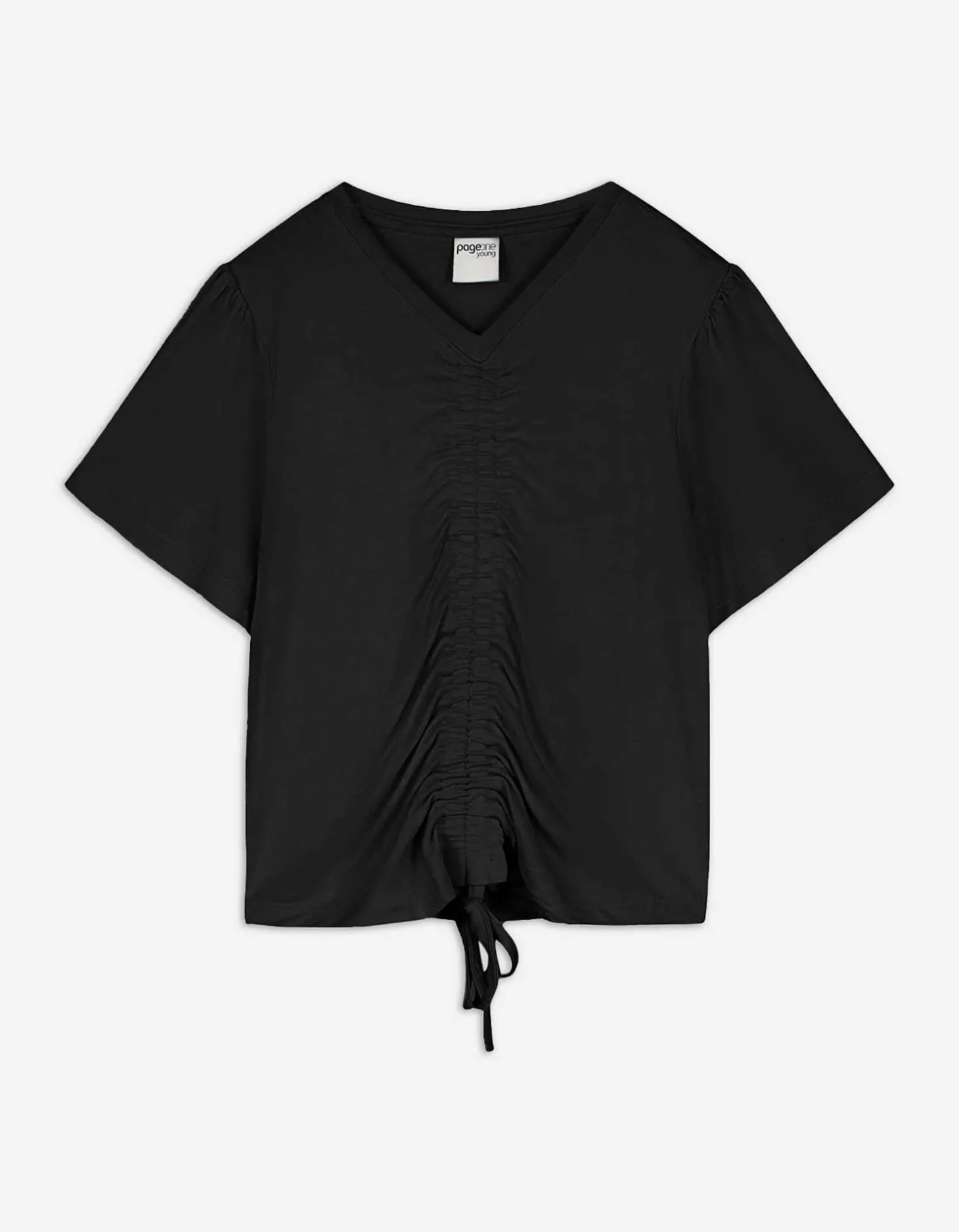 T-shirt - kort - zwart