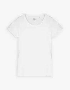 T-shirt - Korte mouwen - wit