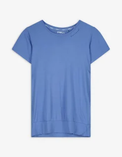 T-shirt - LENZING™ ECOVERO™ - blauw