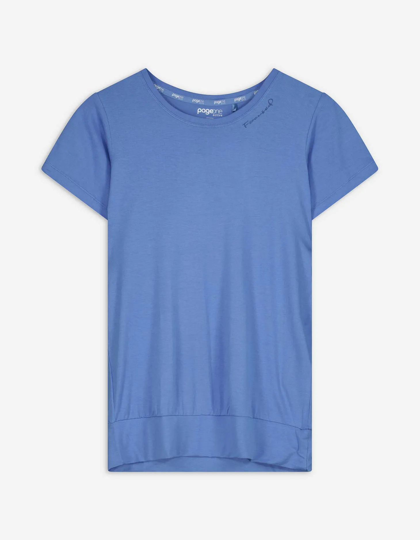 T-shirt - LENZING™ ECOVERO™ - blauw