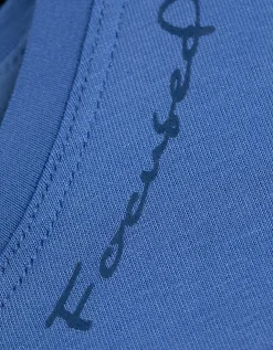 T-shirt - LENZING™ ECOVERO™ - blauw