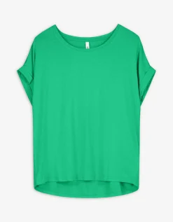 T-shirt - LENZING™ ECOVERO™ - groen
