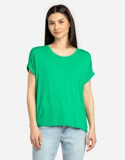 T-shirt - LENZING&trade; ECOVERO&trade; - groen