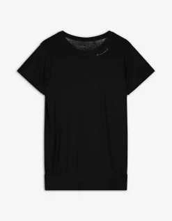 T-shirt - LENZING™ ECOVERO™ - zwart