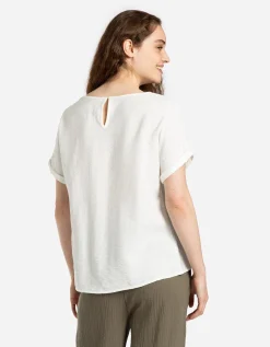 T-shirt - LENZING&trade; ECOVERO&trade; - wit
