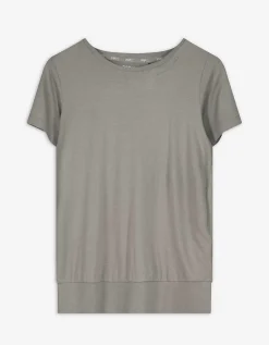 T-shirt - LENZING™ ECOVERO™ - donkergroen