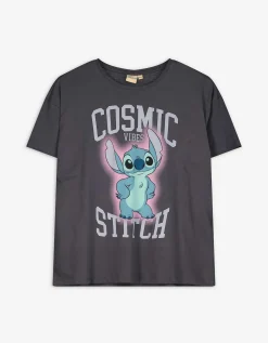T-shirt - Lilo & Stitch - donkergrijs