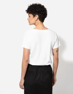 T-shirt - Luipaardprint - wit