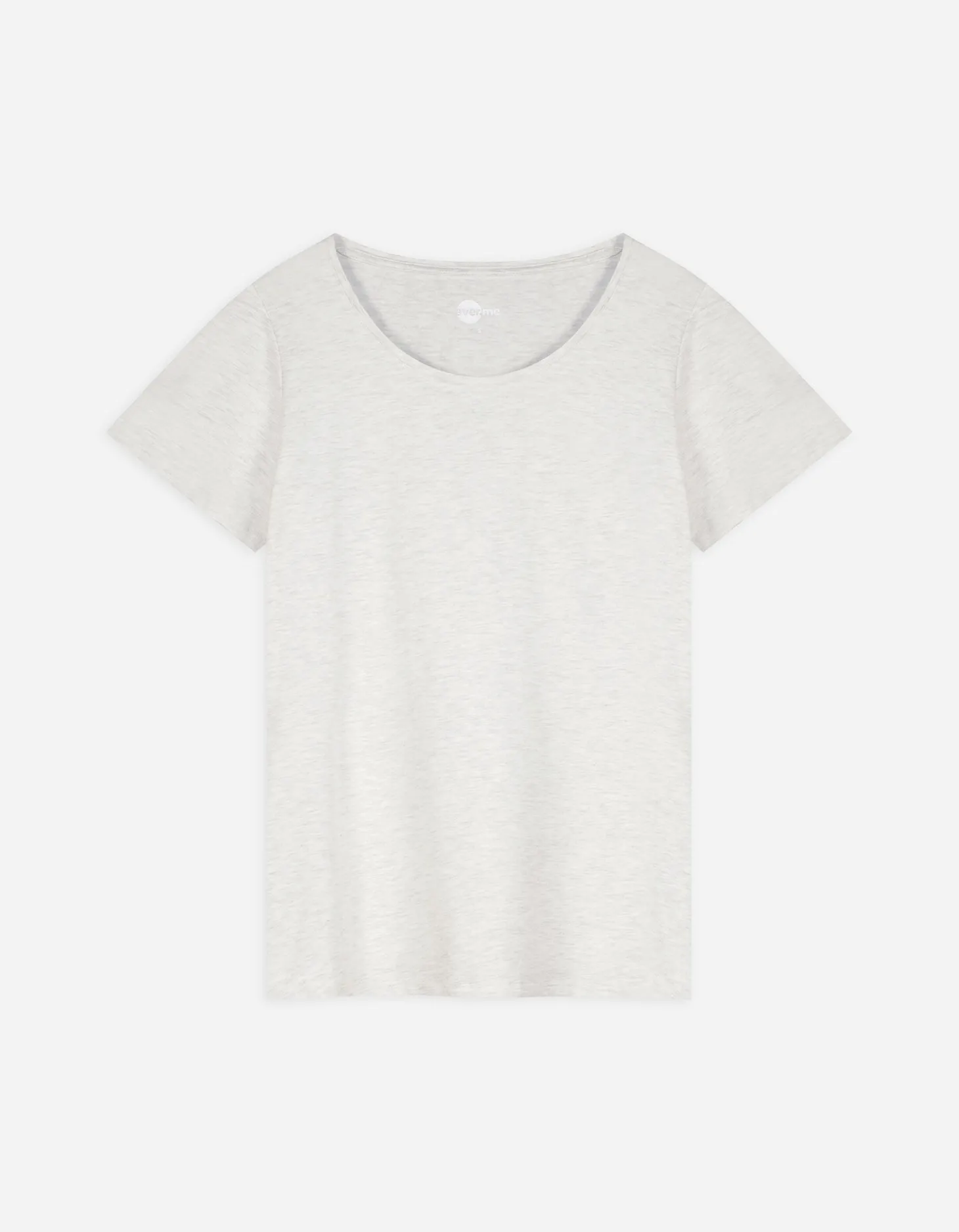 T-shirt - Met stretch - grijs