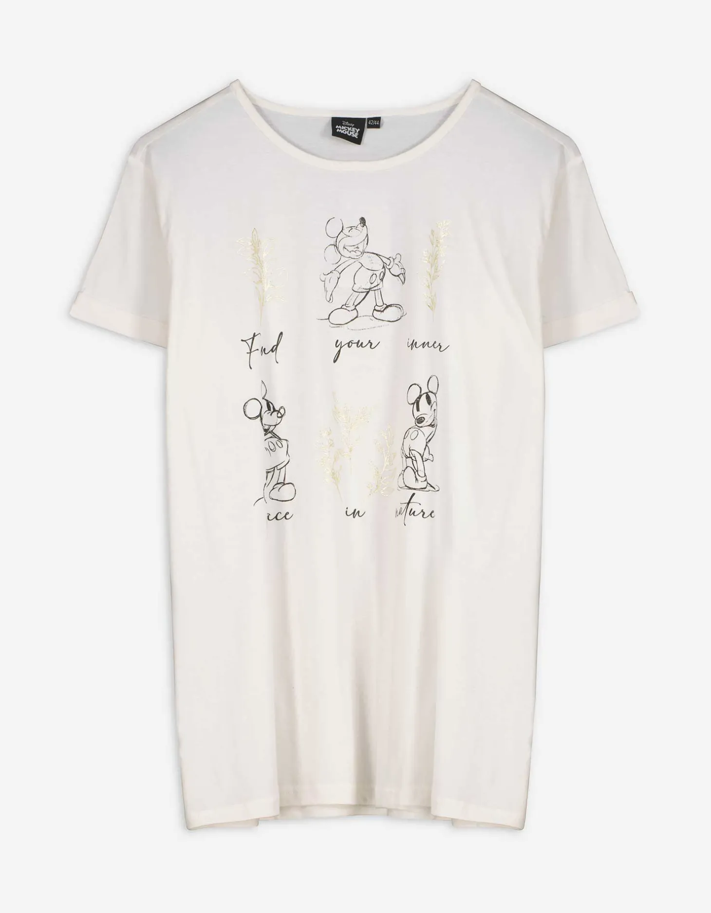 T-shirt - Mickey Mouse - grijs