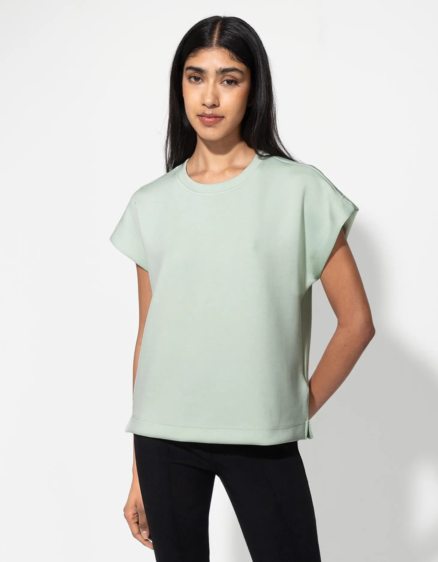 T-shirt - Modaal - lichtgroen