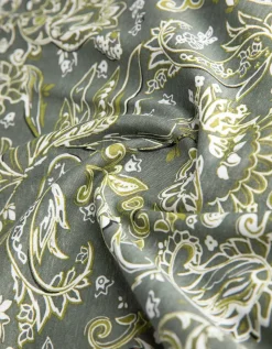 T-shirt - Motief all-over - groen