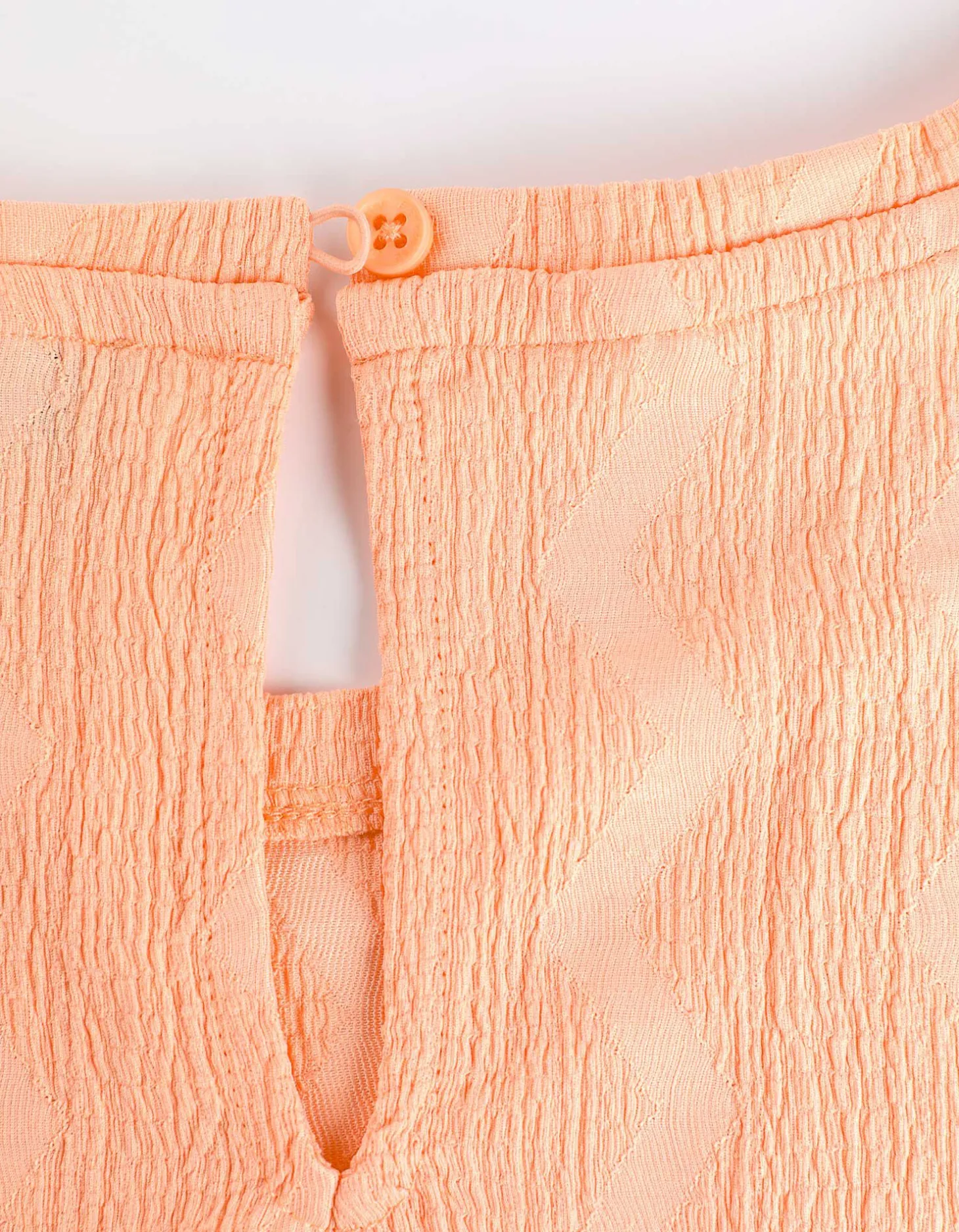 T-shirt - Mouwen met vaste omslag - oranje
