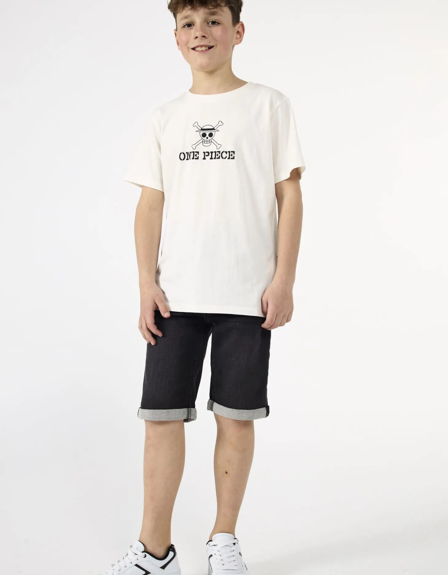 T-shirt - One Piece - wit