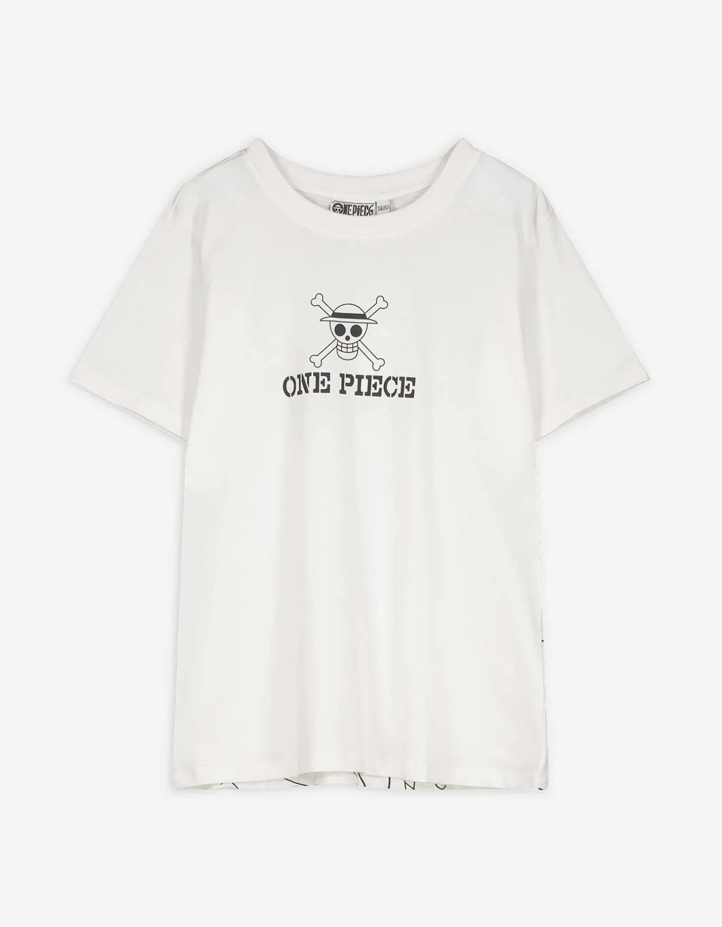 T-shirt - One Piece - wit