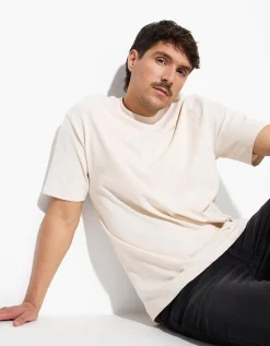 T-shirt - Oversized fit - beige