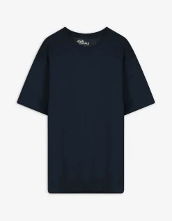 T-shirt - Oversized fit - donkerblauw