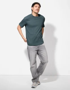 T-shirt - Oversized fit - turkoois
