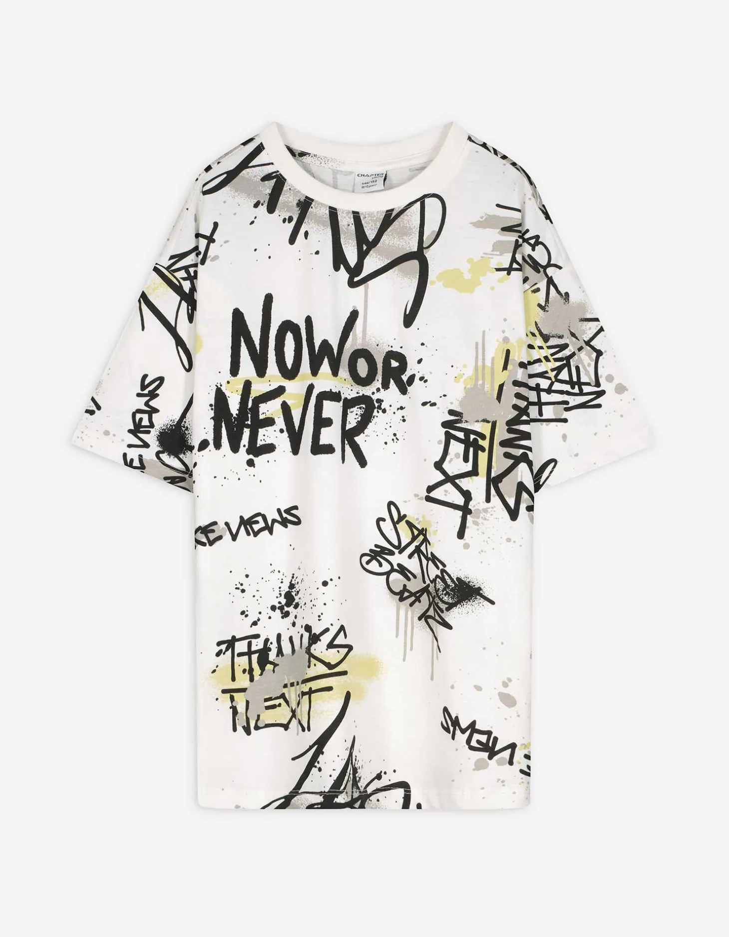 T-shirt - Oversized fit - wit