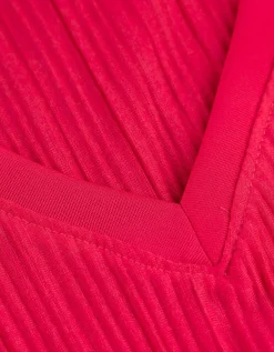 T-shirt - Plooien - pink