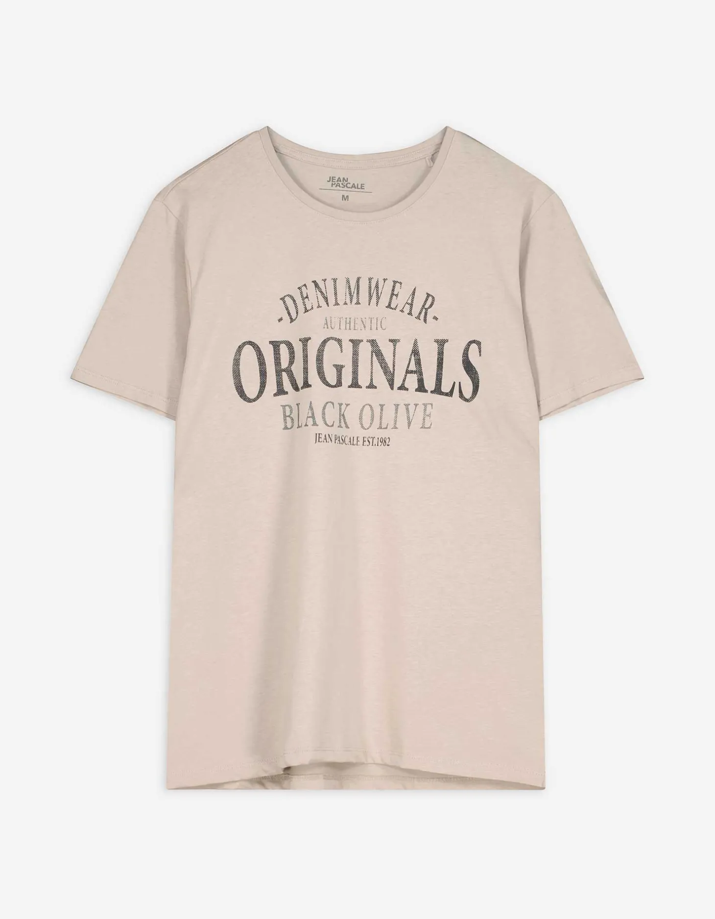 T-shirt - Print - beige