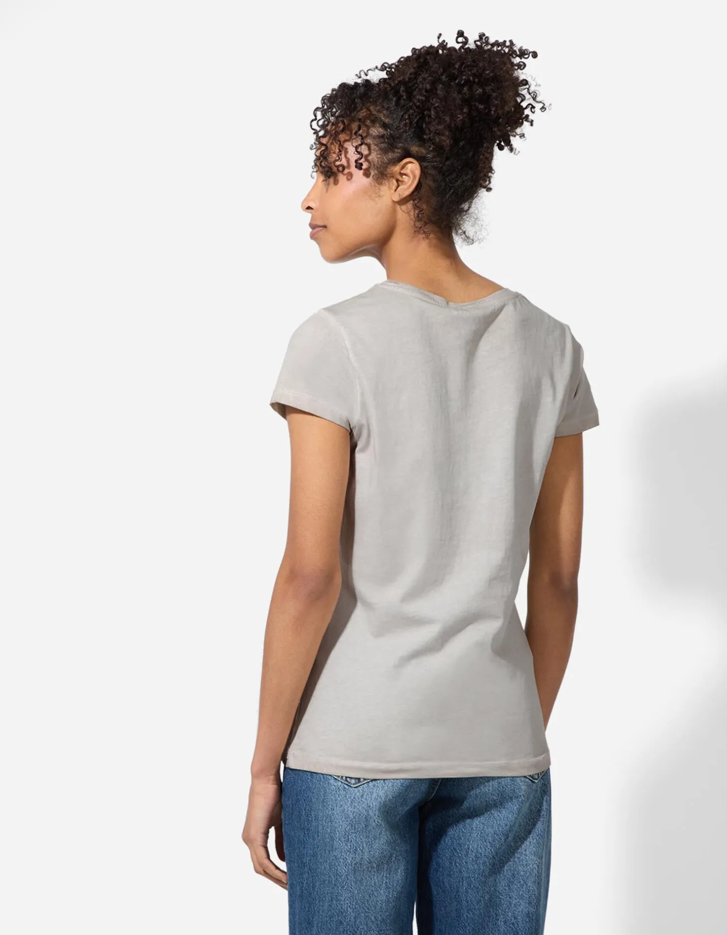 T-shirt - Print - beige
