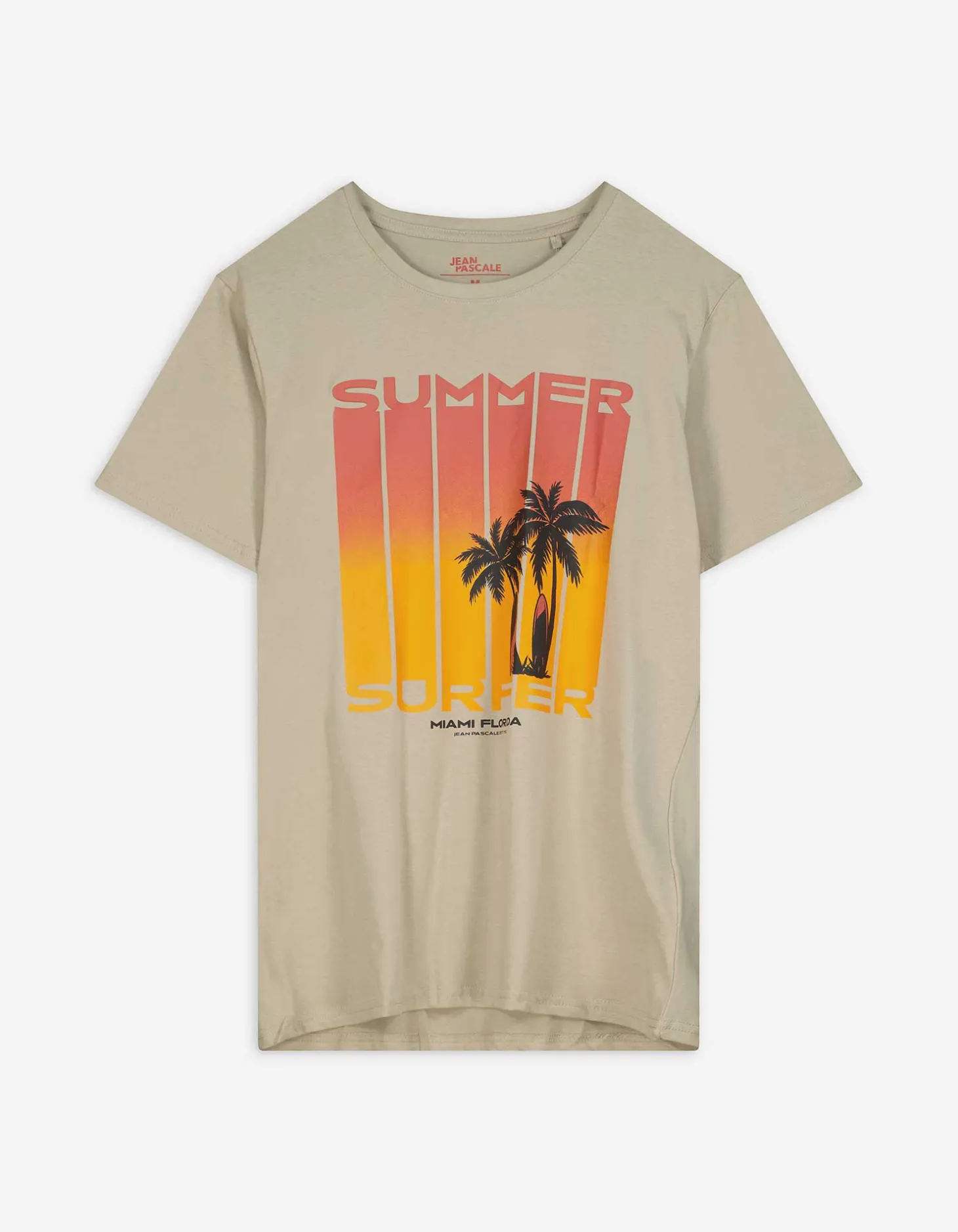T-shirt - Print - beige