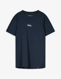 T-shirt - Print - donkerblauw