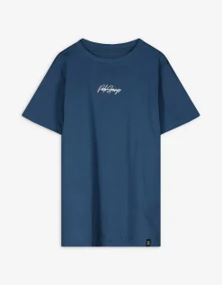 T-shirt - Print - donkerblauw