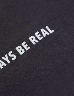 T-shirt - Print - donkergrijs