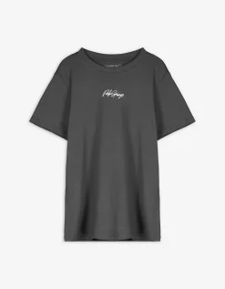 T-shirt - Print - donkergrijs