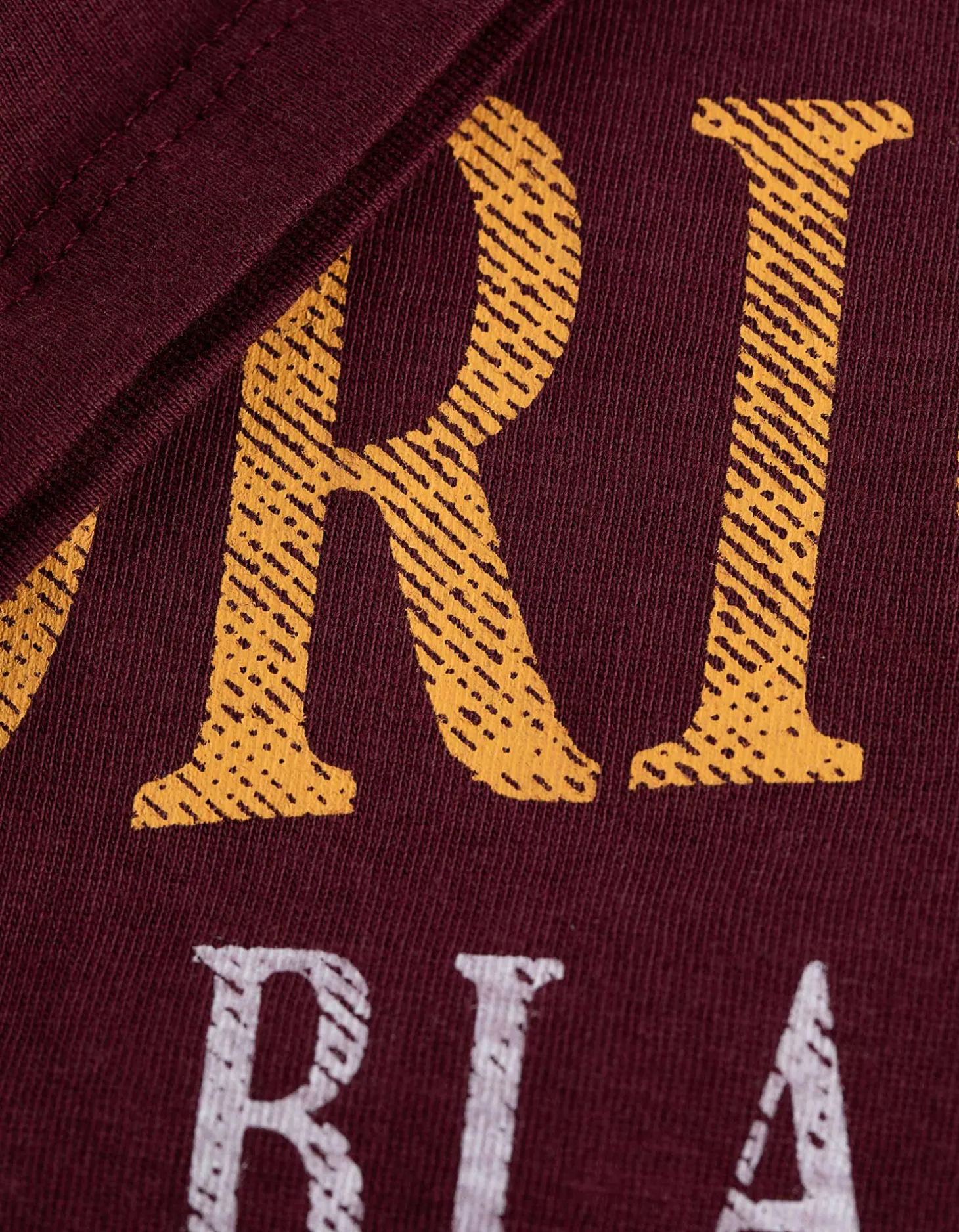 T-shirt - Print - donkerrood