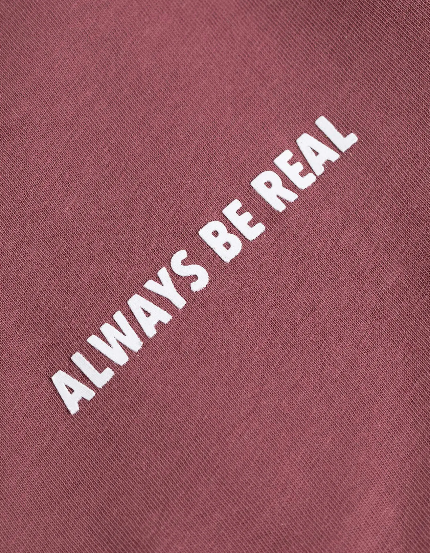 T-shirt - Print - donkerrood