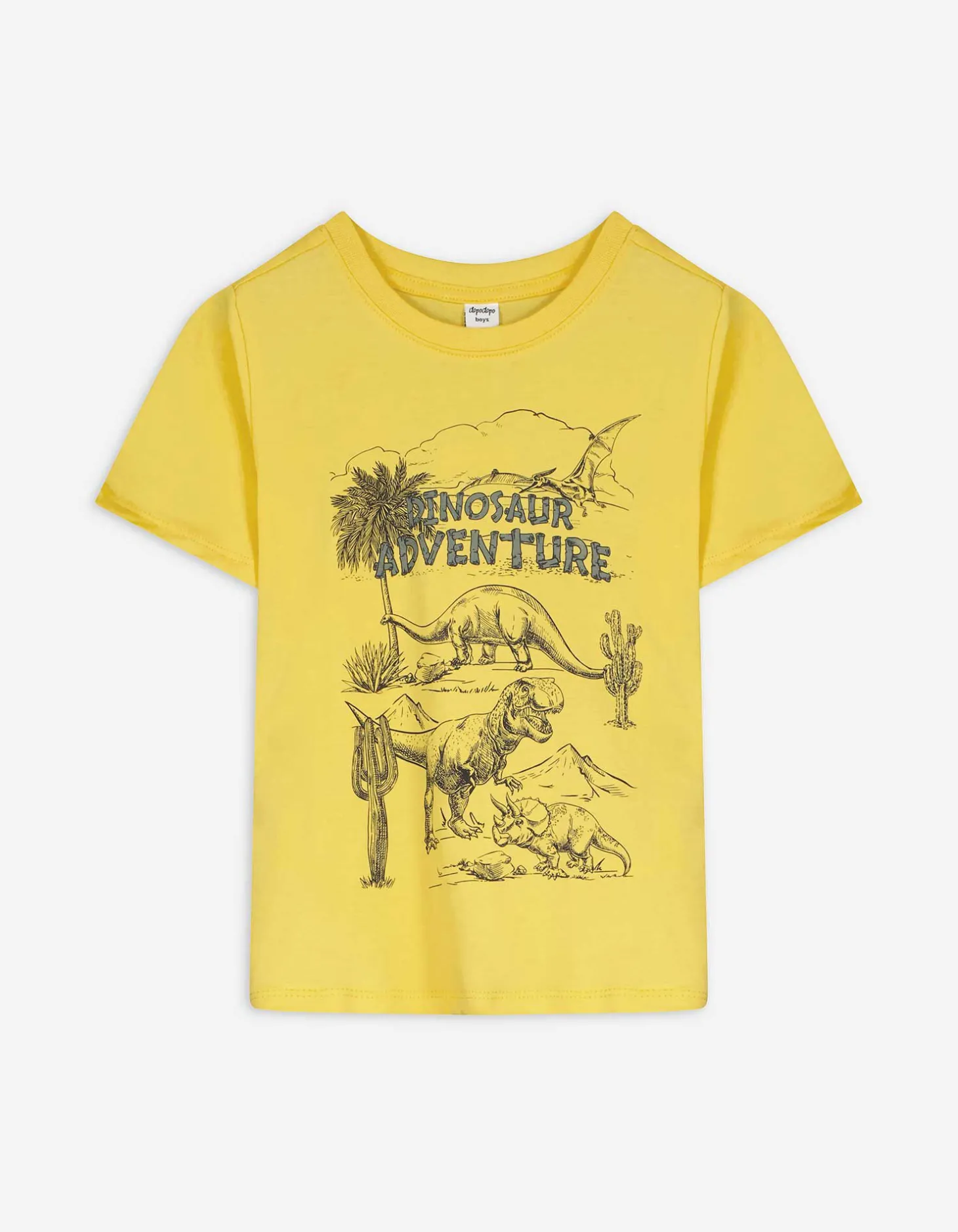 T-shirt - Print - geel