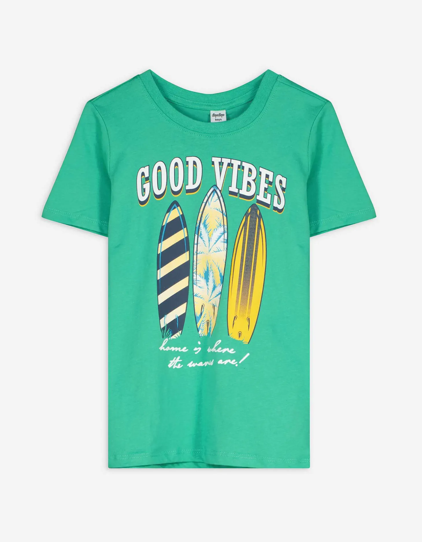 T-shirt - Print - groen