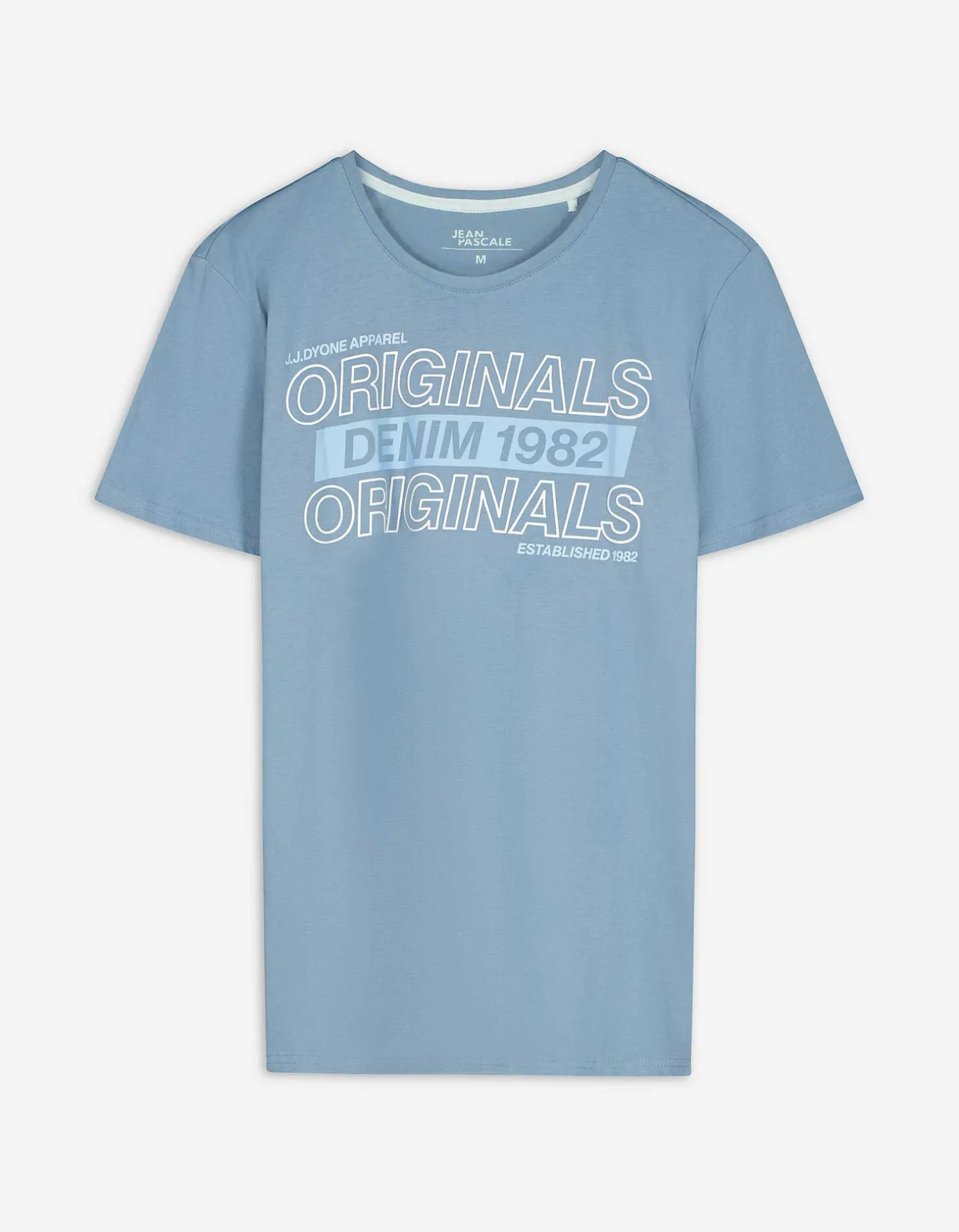T-shirt - Print - lichtblauw