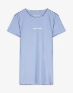 T-shirt - Print - lichtblauw