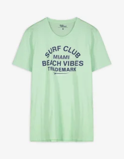 T-shirt - Print - lichtgroen