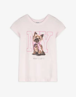 T-shirt - Print - roze