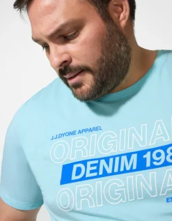 T-shirt - Print - turkoois