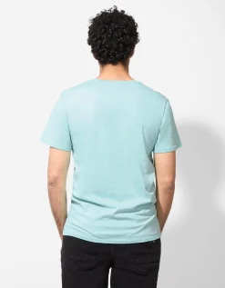 T-shirt - Print - turkoois