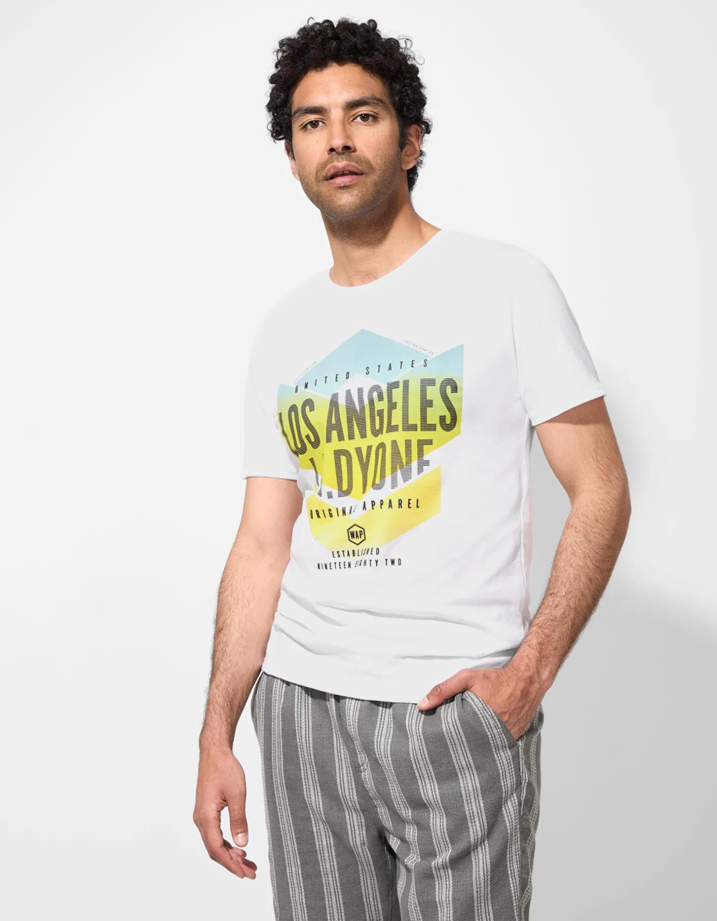 T-shirt - Print - wit