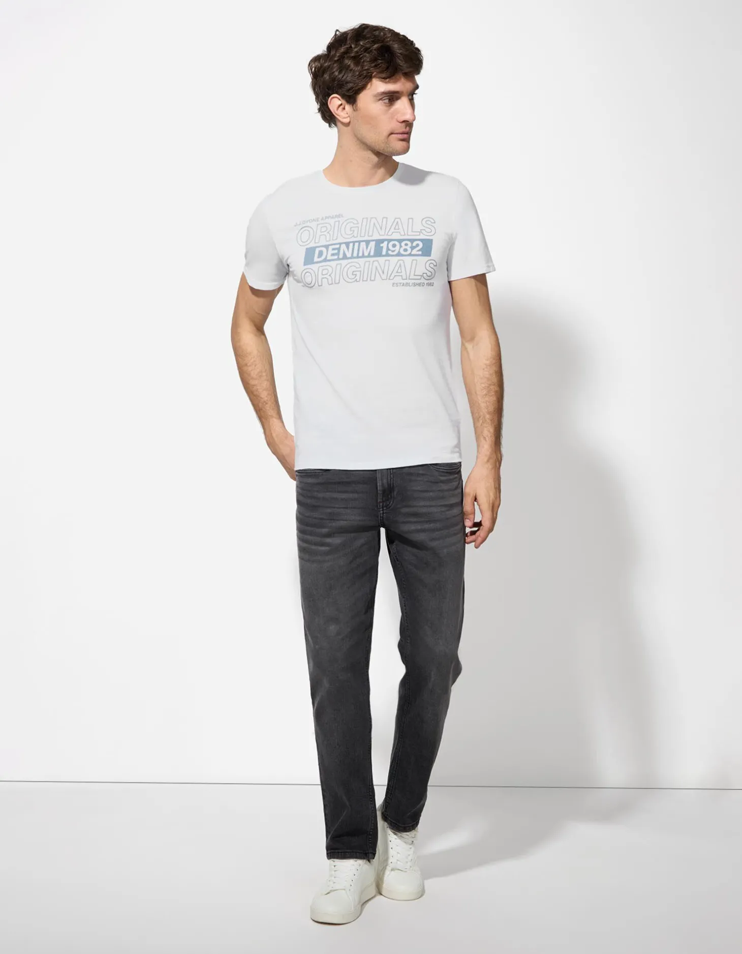 T-shirt - Print - wit