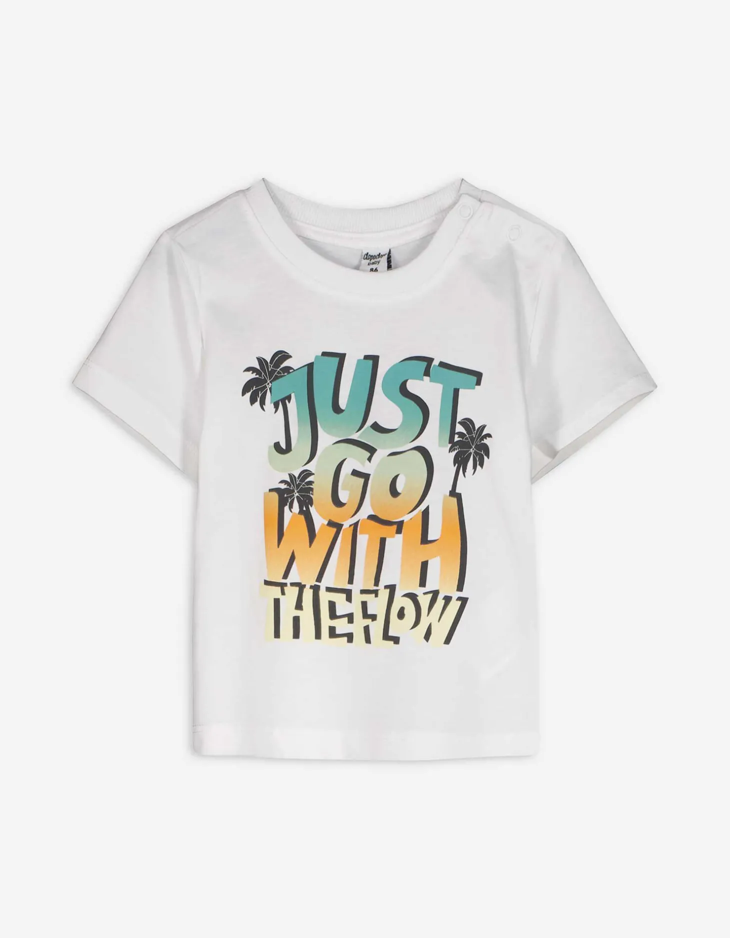 T-shirt - Print - wit