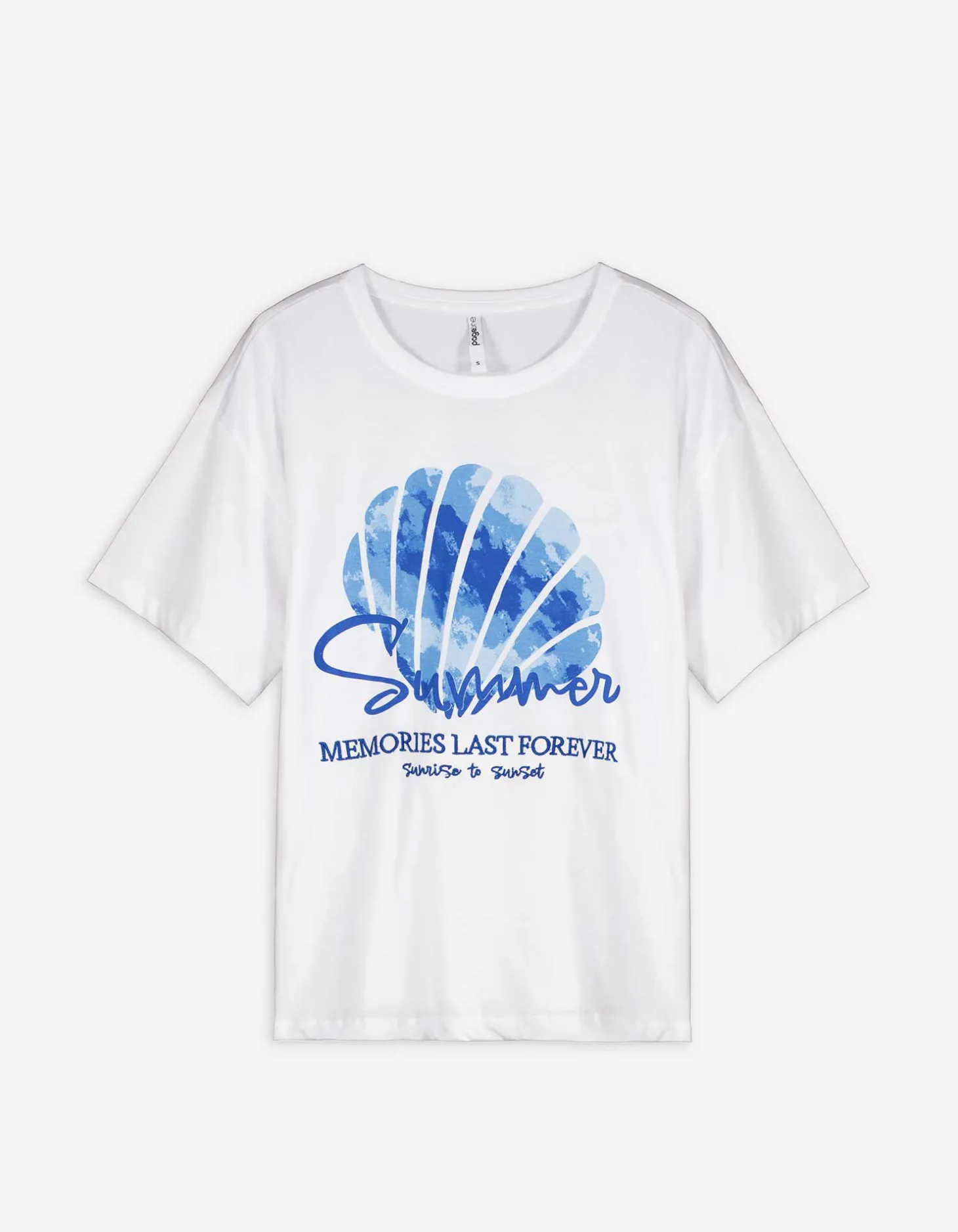 T-shirt - Print - wit