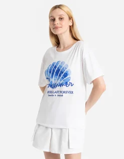 T-shirt - Print - wit