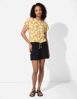 T-shirt - Print all-over - donkergroen