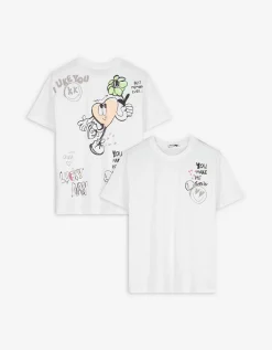 T-shirt - Print all-over - wit
