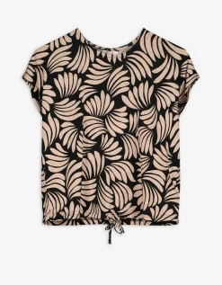 T-shirt - Print all-over - zwart